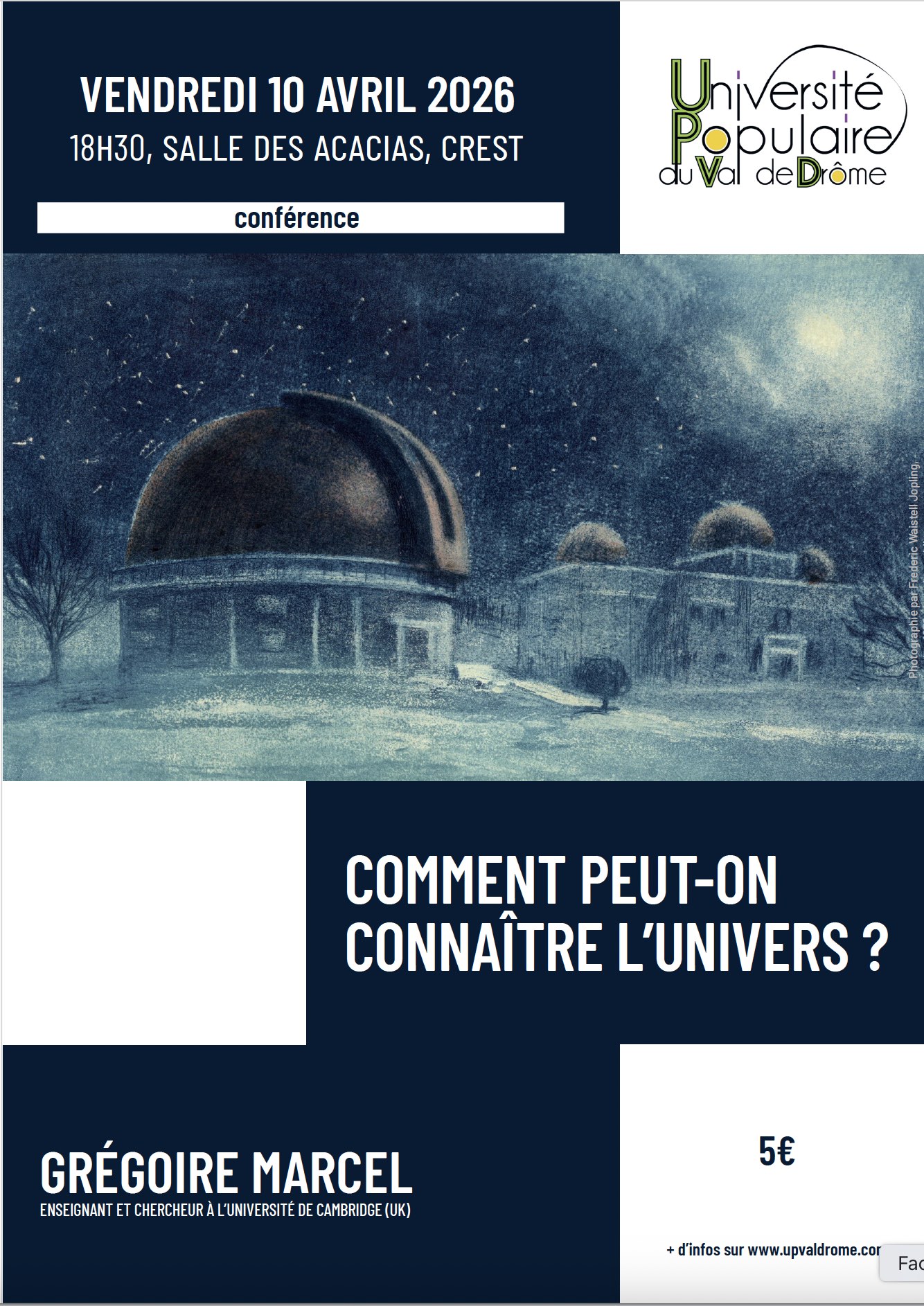 Affiche l'univers avril