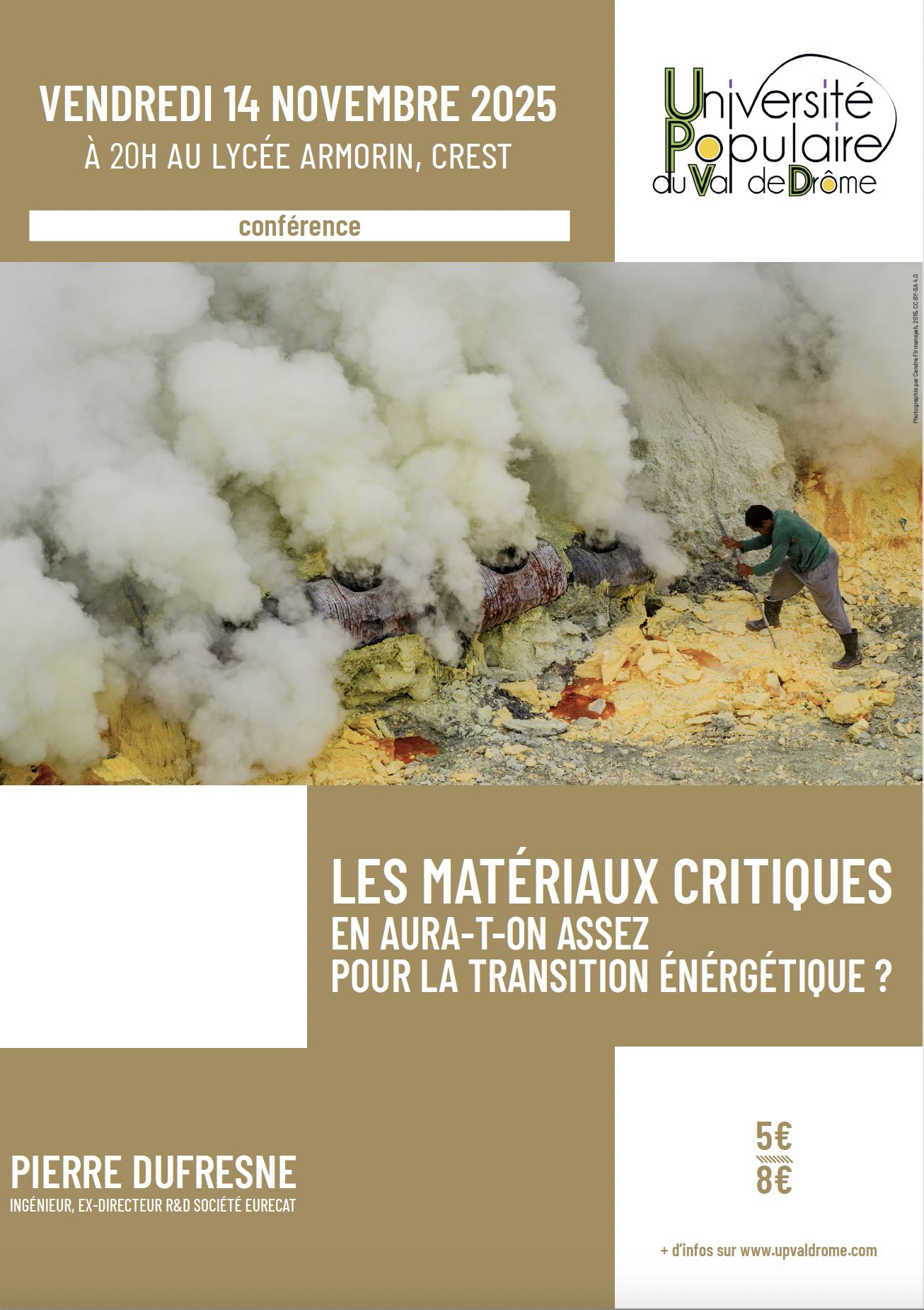 Affiche Les matériaux critiques
