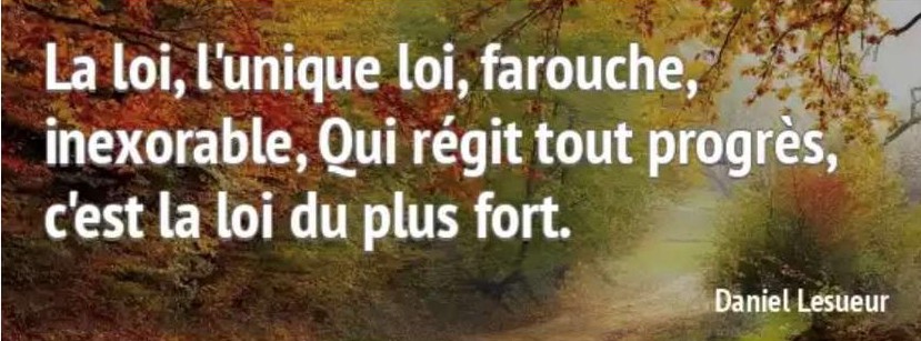 Loi du plus fort