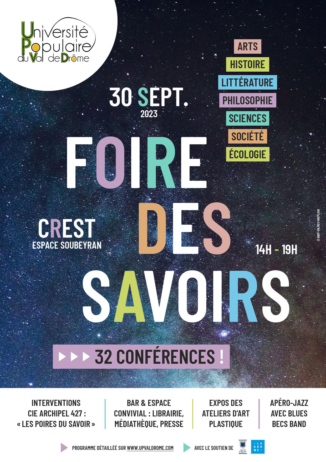 Affiche foire des savoirs