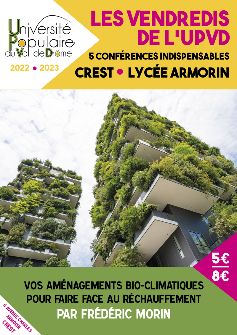 Affiche conférence Frédéric Morin