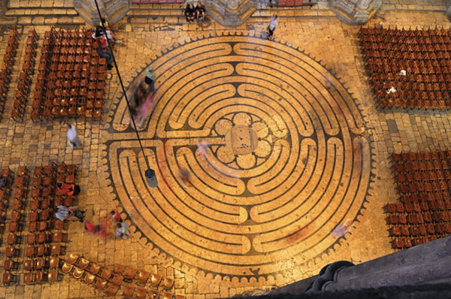 labyrinthe cathédrale de Chartres