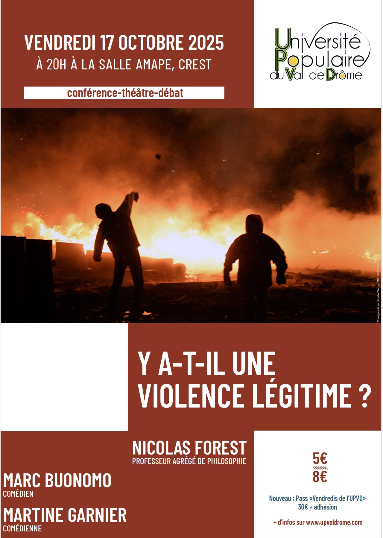 Y A-T-IL UNE VIOLENCE LÉGITIME ? Affiche_violence_légitime