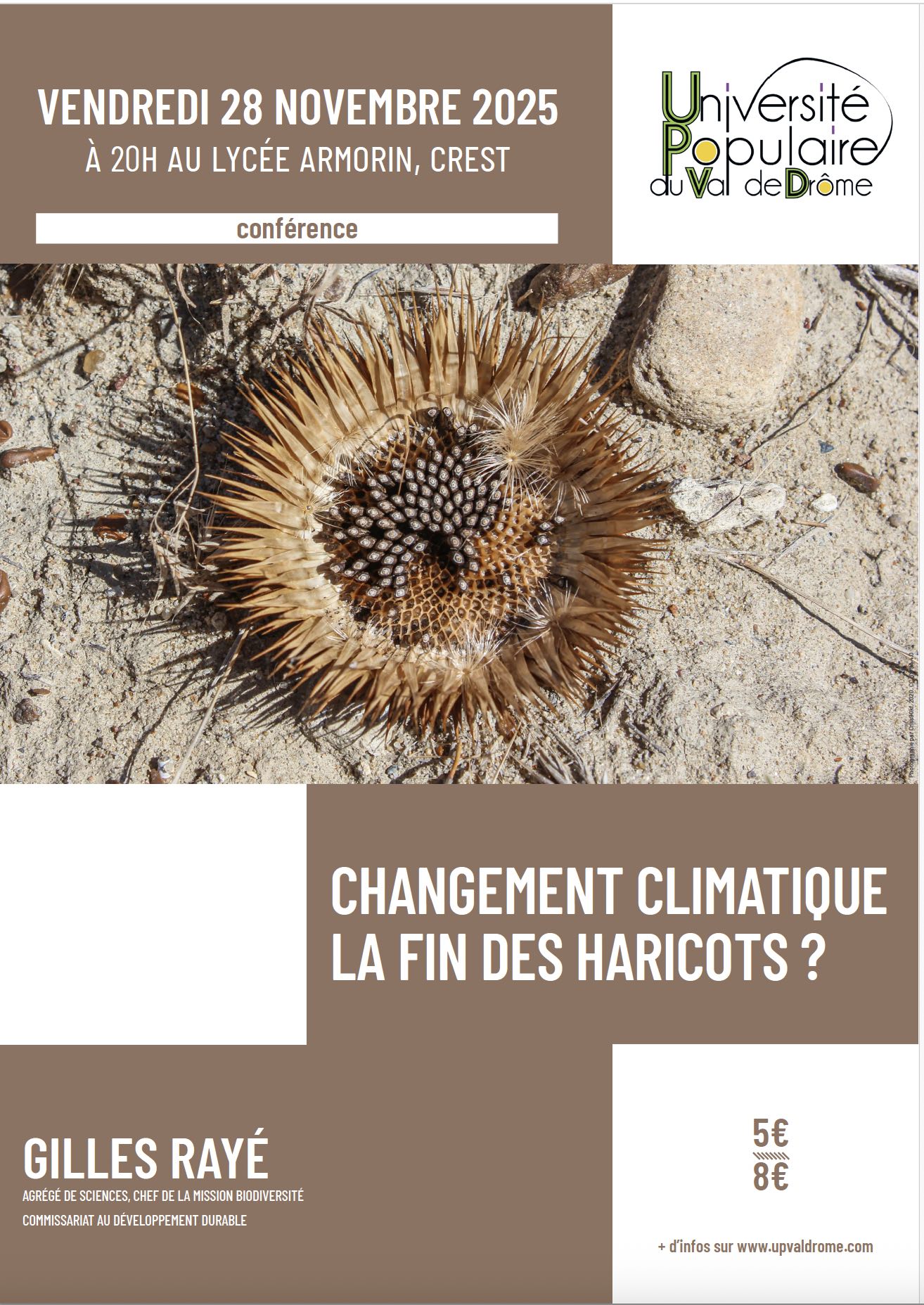 CHANGEMENT CLIMATIQUE: LA FIN DES HARICOTS ? Affiche_changement_climatique