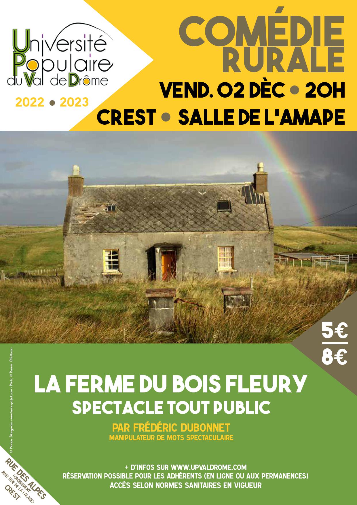 LA FERME DU BOIS FLEURY (COMÉDIE RURALE) Affiche la ferme du bois Fleury